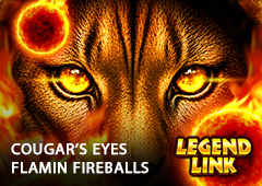 Cougar Eyes Flamin' Fireballs